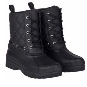 Black Sperry Snow Boots